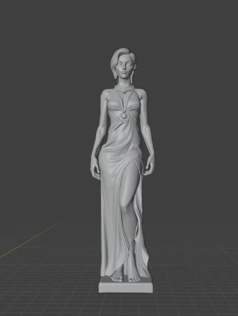 Mô hình nhân vật nữ 3D - Thiết kế tinh xảo - Image 15