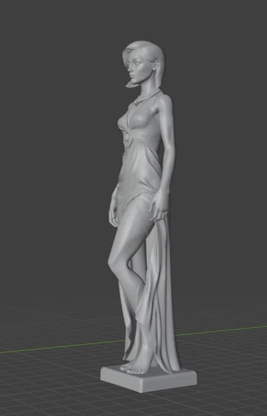 Mô hình nhân vật nữ 3D - Thiết kế tinh xảo - Image 16