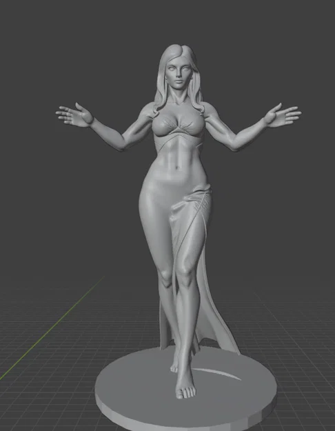 Mô hình nhân vật nữ 3D - Thiết kế tinh xảo - Image 18