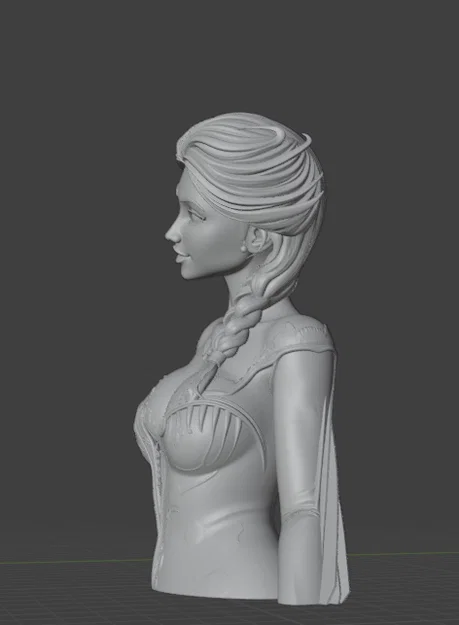 Mô hình nhân vật nữ 3D - Thiết kế tinh xảo - Image 22