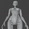 Mô hình nhân vật nữ 3D - Thiết kế tinh xảo - Thumbnail 24