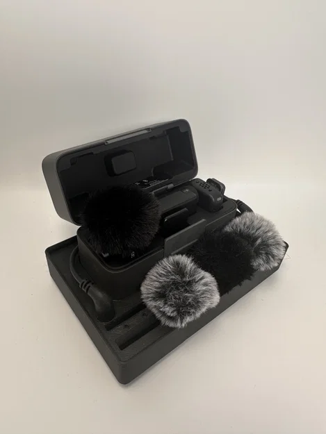 Khay 3D Gridfinity 2x3 đựng phụ kiện DJI Mic Mini gọn gàng - Image 1