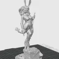 Mô hình 3D Sexy Bow BunnyGirl - Tượng nữ xạ thủ thỏ quyến rũ - Thumbnail 2