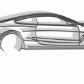 Tranh treo tường nghệ thuật silhouette BMW F92 M8 - Thumbnail 2