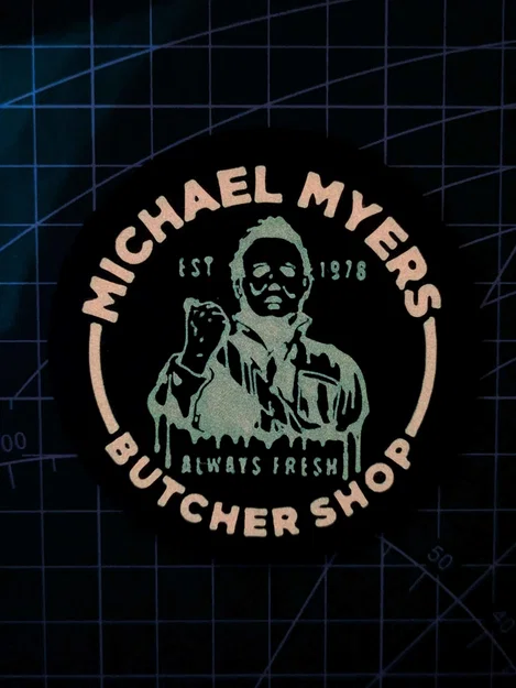 Nam châm Michael Myers chủ đề tiệm thịt - Image 1