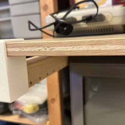 Phụ kiện in 3D giá đỡ và đệm mở rộng kệ IKEA Ivar 30cm