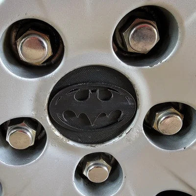Nắp Chụp Mâm Xe Toyota 57mm - Phiên Bản Logo Batman
