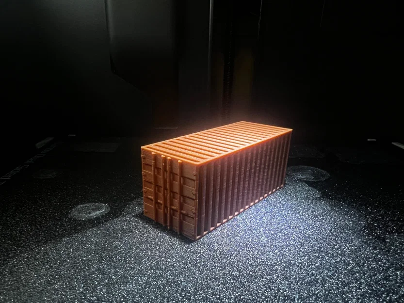 Container hàng hóa 20ft H0 | Dễ in - Image 1