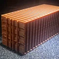 Container hàng hóa 20ft H0 | Dễ in - Thumbnail 2