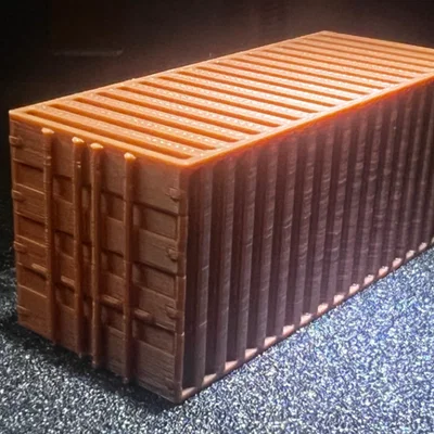 Container hàng hóa 20ft H0 | Dễ in