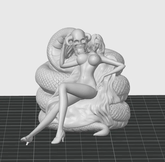 Mô hình 3D Boa Hancock điêu khắc tinh xảo cho người sưu tầm - Image 2