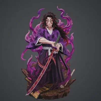 MÔ HÌNH 3D KOKUSHIBO – THANH GƯƠM DIỆT QUỶ