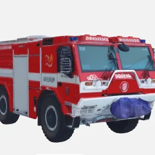 Mô hình in 3D xe chữa cháy Tatra CAS 30 chi tiết