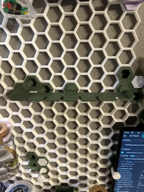 Giá treo bộ giũa thông minh cho bảng treo HSW (Honeycomb Storage Wall) - Image 3