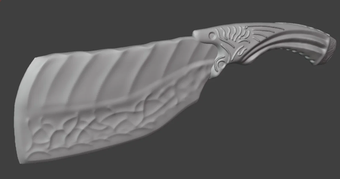 Mô hình Fantasy Knife: Đạo cụ dao giả tưởng 3D độc đáo - Image 3