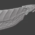 Mô hình Fantasy Knife: Đạo cụ dao giả tưởng 3D độc đáo - Thumbnail 3