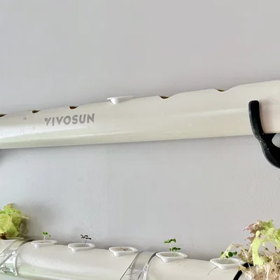 Bộ giá treo tường VIVOSUN Hydroponic và giá đỡ thanh đèn LED LumaRay