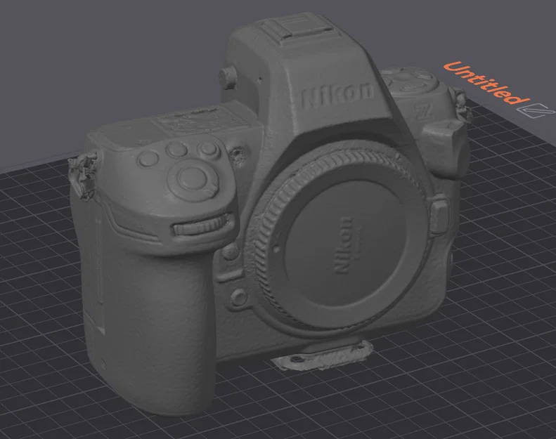 Mô hình 3D Scan thân máy ảnh Nikon Z8 hỗ trợ thiết kế phụ kiện - Image 1