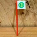 Cột trạm xe buýt với bảng hiệu H - Tỷ lệ H0 (1:87) - Thumbnail 2