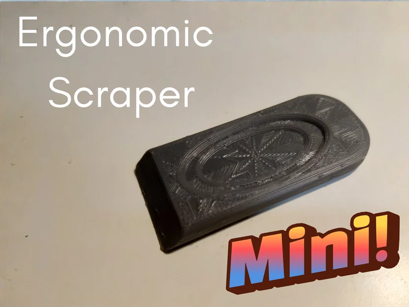 Dụng cụ cạo bàn in 3D Ergonomic Scraper Mini nhỏ gọn tiện lợi - Image 1