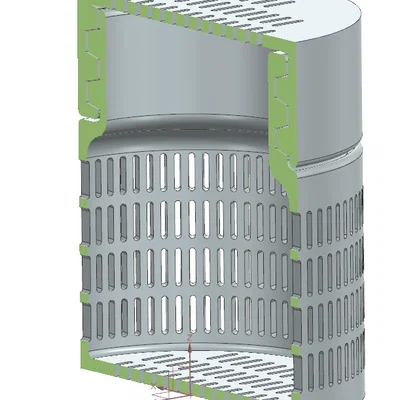 Hộp đựng hạt hút ẩm cho AMS - Phụ kiện 3D hữu ích cho máy in
