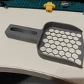 Xẻng hốt phân mèo thiết kế lưới lục giác in 3D tiện lợi - Thumbnail 1