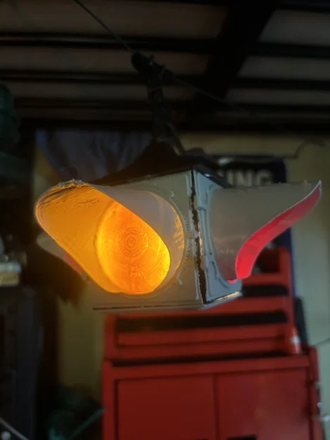 Mô hình đèn tín hiệu giao thông 4 hướng phong cách cổ điển (3D Print) - Image 3