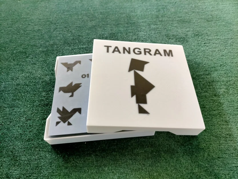 Bộ 90 mẫu TANGRAM kèm lời giải và hộp đựng thẻ - Image 6