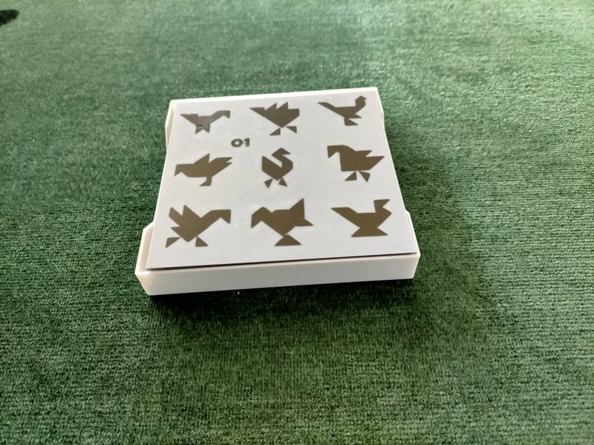 Bộ 90 mẫu TANGRAM kèm lời giải và hộp đựng thẻ - Image 7