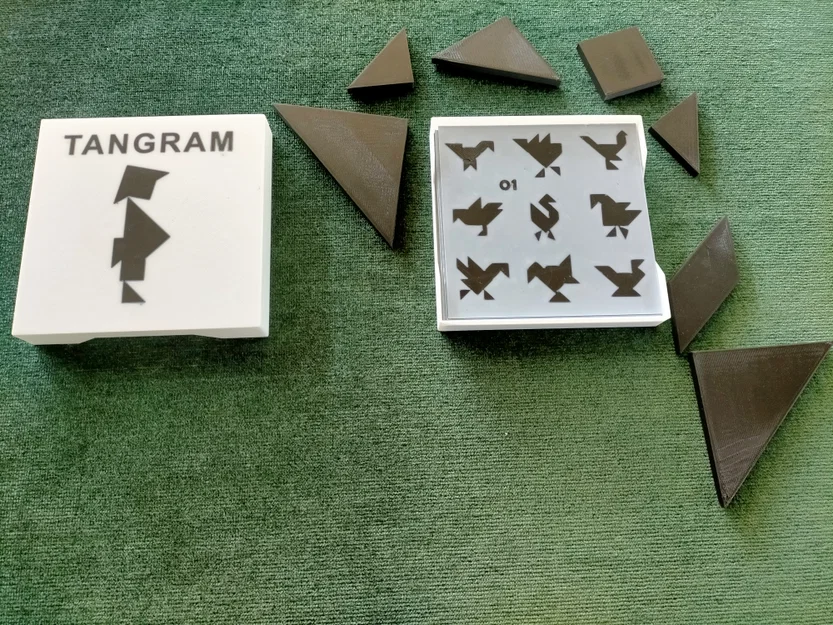 Bộ 90 mẫu TANGRAM kèm lời giải và hộp đựng thẻ - Image 9