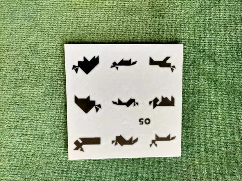 Bộ 90 mẫu TANGRAM kèm lời giải và hộp đựng thẻ - Image 14