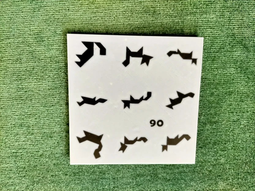 Bộ 90 mẫu TANGRAM kèm lời giải và hộp đựng thẻ - Image 15