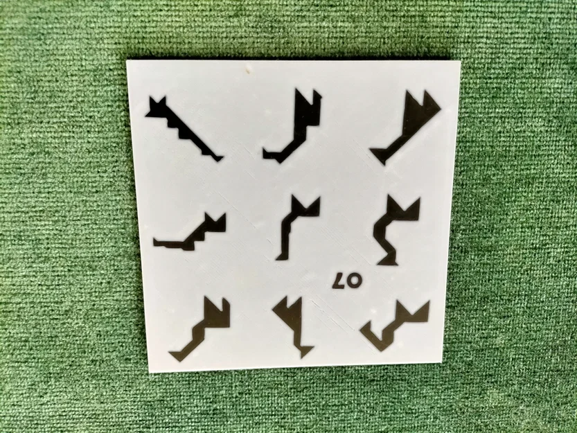 Bộ 90 mẫu TANGRAM kèm lời giải và hộp đựng thẻ - Image 16