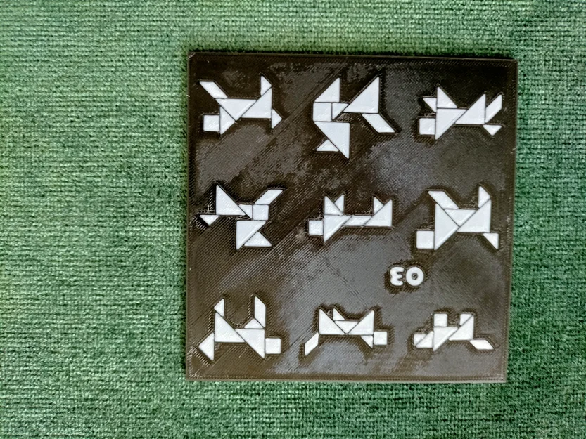 Bộ 90 mẫu TANGRAM kèm lời giải và hộp đựng thẻ - Image 22