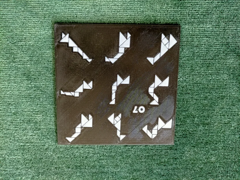 Bộ 90 mẫu TANGRAM kèm lời giải và hộp đựng thẻ - Image 26