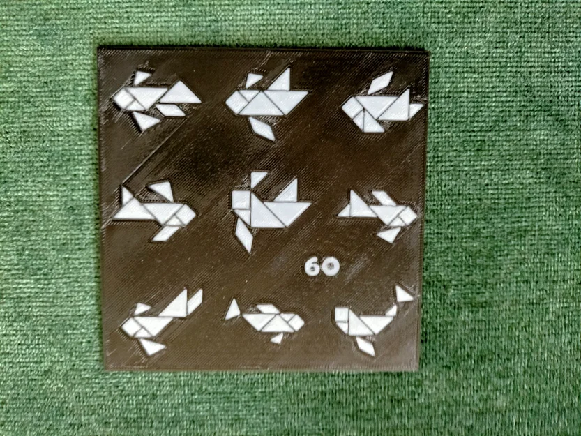Bộ 90 mẫu TANGRAM kèm lời giải và hộp đựng thẻ - Image 28