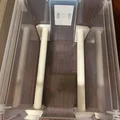 Giá đỡ cuộn nhựa cho hộp Sterilite 20Qt - dùng ống PVC 3/4 inch kèm giá gắn ẩm kế - Thumbnail 2