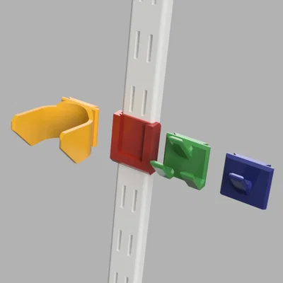 Phụ kiện móc treo đa năng cho thanh ray Twin Slot Shelving