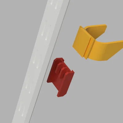 Phụ kiện móc treo đa năng cho thanh ray Twin Slot Shelving