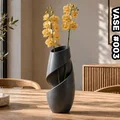 Parametric Spiral Vase #003 – Bình hoa trang trí in 3D phong cách hiện đại - Thumbnail 1