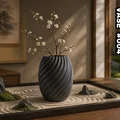 Parametric Spiral Vase #004 – Mẫu bình hoa xoắn ốc in 3D hiện đại - Thumbnail 1