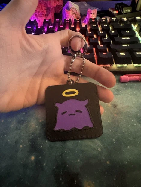 Mô hình Plaque và móc khóa Takodachi của Ninomae Ina'nis (Hololive) - Image 2