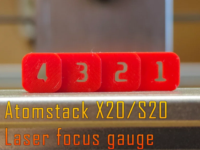 Thước Căn Chỉnh Tiêu Cự Laser Cho Atomstack X20 S20 - Image 1