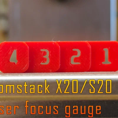Thước Căn Chỉnh Tiêu Cự Laser Cho Atomstack X20 S20