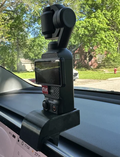 Giá đỡ máy quay DJI Pocket 3 cho xe Tesla - Image 2