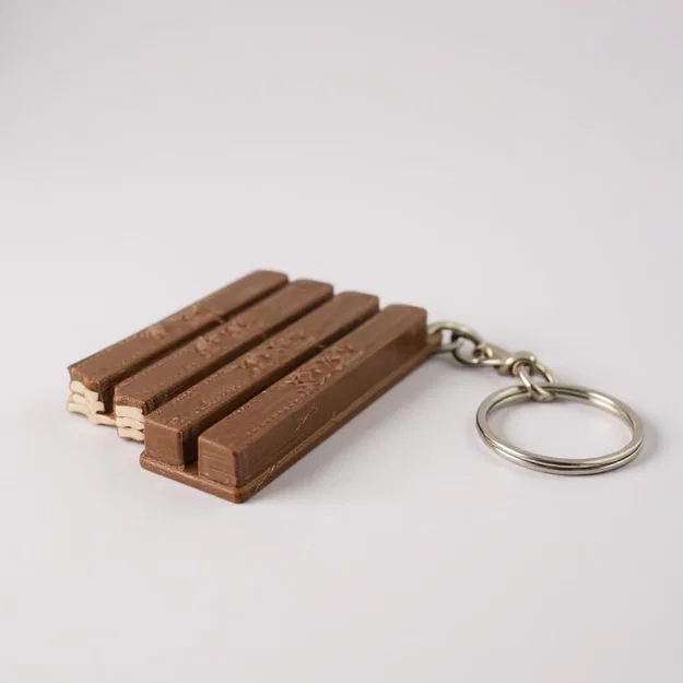 Móc khóa hình thanh chocolate Kit Kat - Image 1