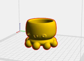 Mô hình hũ đựng đồ hình bạch tuộc dễ thương in 3D - Image 1