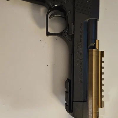 Rail Picatinny và Ống nối nòng cho Tokyo Marui Desert Eagle