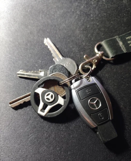 Móc khóa vô lăng Mercedes (không cần AMS) - Image 1