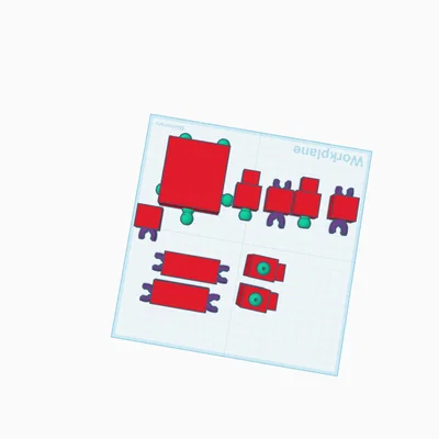 Mô hình nhân vật khối Cubie 18 - Dự án in 3D độc đáo